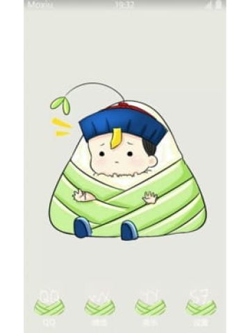 小僵尸之粽子节快乐 安卓手机主题下载