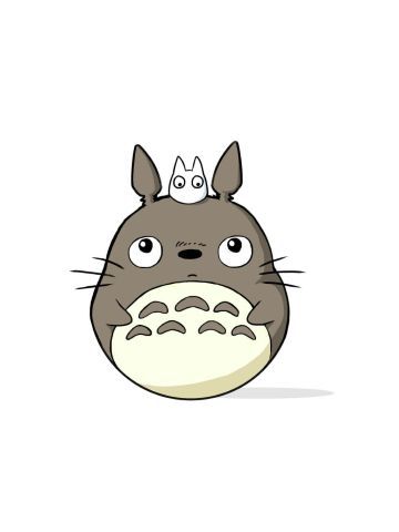 龙猫手机壁纸 萌你一脸