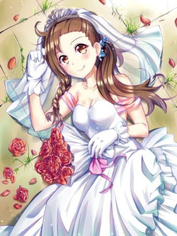 少女的花嫁 手机壁纸 幸福时刻