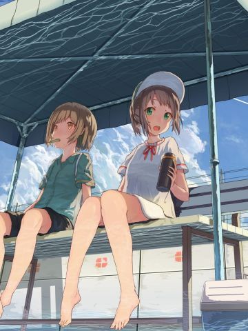 动漫少女 精美手机壁纸 裸足控福利