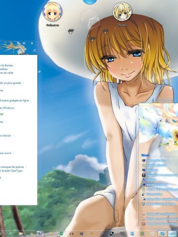 【win7主题】夏日的向日葵 AIR-神尾观铃 下载