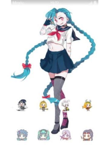 LOL暴走萝莉金克斯安卓手机主题下载