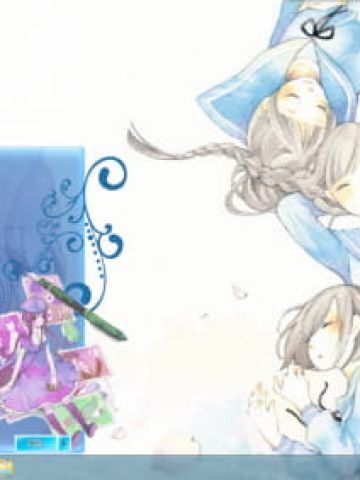 【win7主题】水彩风少女 下载