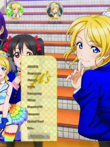 【win7主题】lovelive 绚濑绘里/Ayase Eli 下载