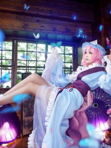 东方project 西行寺幽幽子cos