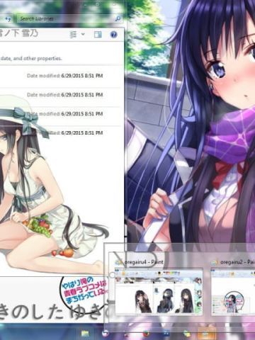 【Win7主题】我的青春恋爱物语果然有问题 雪之下雪乃下载