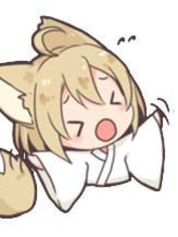 日系表情包 萌萌哒和服狐狸女孩