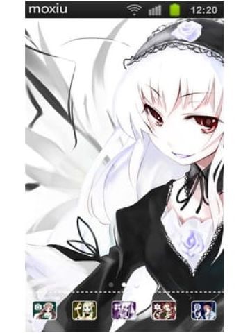 蔷薇少女水银灯 安卓手机主题 下载