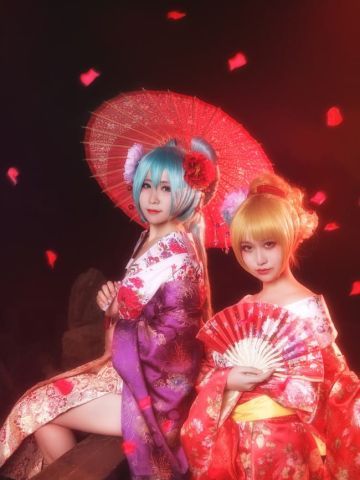 【授权】初音镜音铃雨梦楼ver.COS