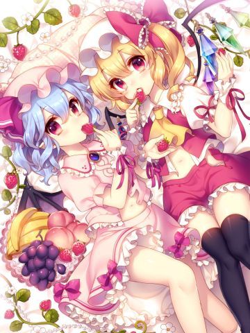 红魔馆恶魔 手机壁纸 东方Project