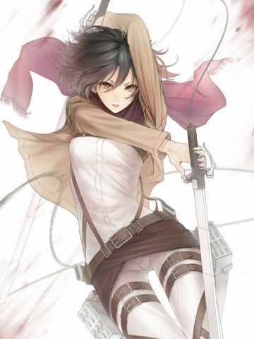 战争女神 三笠·阿克曼 精美手机壁纸