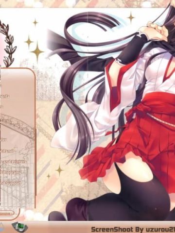 超可爱的凛凛蝶和歌留多 妖狐×仆SS win7主题