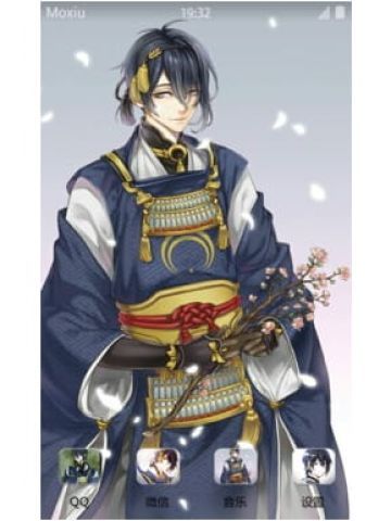 爷爷美如画 三日月宗近手机主题