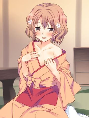 花开伊吕波 天然卷短发少女 松前绪花手机壁纸