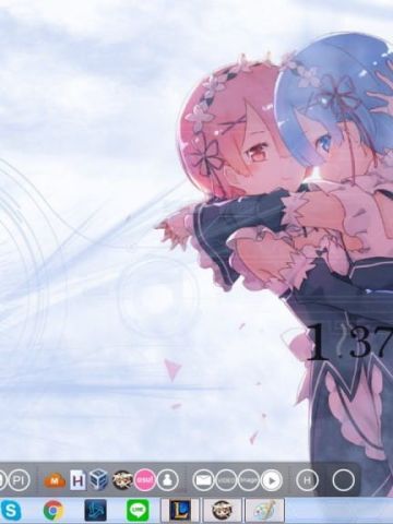 拉姆蕾姆的拥抱 从零开始 win7主题