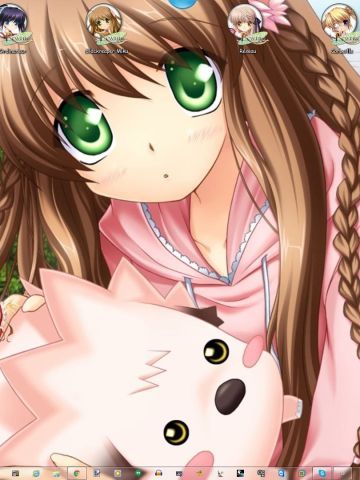 动人的少女们 Rewrite win7主题