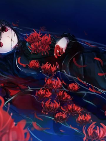 二次元中的地狱之花 彼岸花桌面壁纸