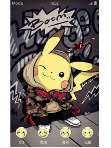 Pokemon GO 我的皮卡丘不可能这么酷 手机主题