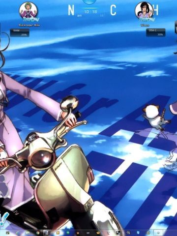 美丽大海与少女 蓝海少女/海之少女 win7主题