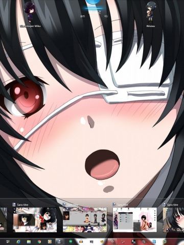 喜闻乐见的见崎鸣 Another V2 win7主题