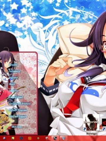 舰娘大鲸与龙凤 舰队 win7主题