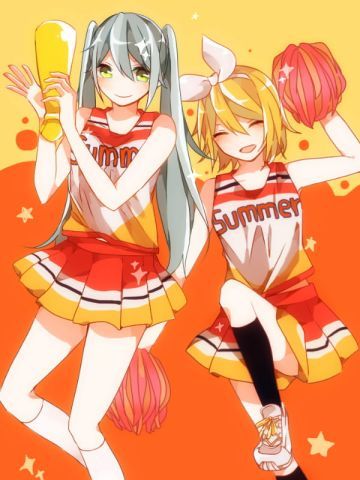 拉拉队少女 动漫手机壁纸 为奥运加油