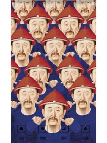 乾隆帝 朕略萌 这是一款有毒的手机主题