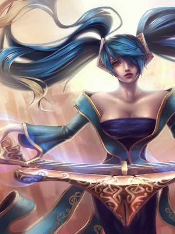 【英雄联盟】琴女娑娜 SONA精美桌面壁纸