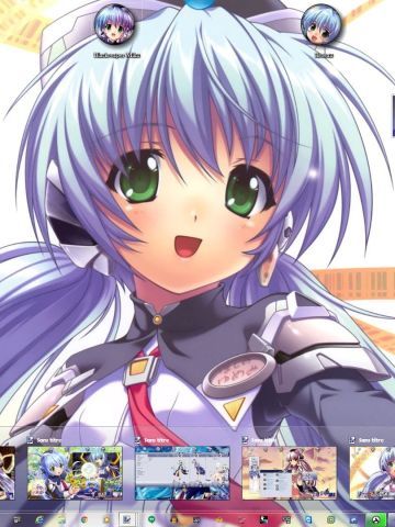 可爱梦美 星之梦 win7主题