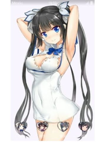 地下城 乳袋神 赫斯缇雅 自带乳摇的安卓手机主题下载