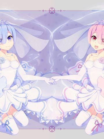 Re：从零开始的异世界生活 拉姆蕾姆桌面壁纸