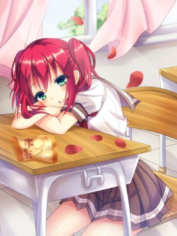 学生制服 动漫手机壁纸 青春少女