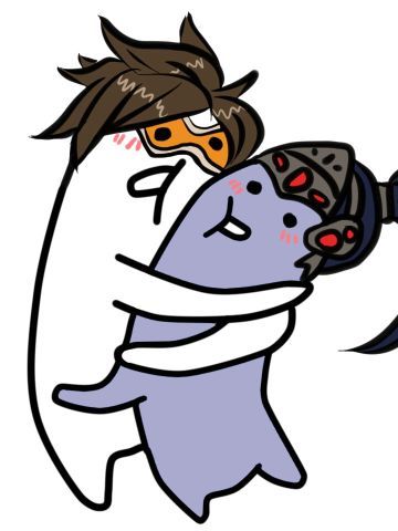 守望先锋 抱抱小人 这是一个沉迷于屁股无法自拔的表情包