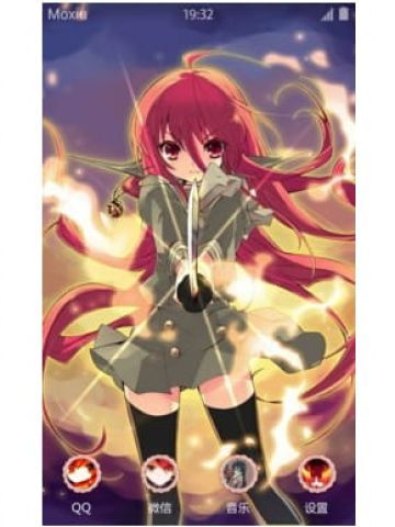 炎发灼眼的杀手 夏娜 安卓手机主题下载