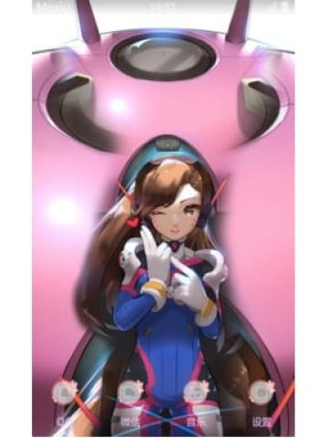守望先锋 D.Va 安卓手机主题下载