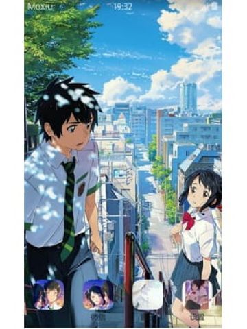 新海诚 你的名字 安卓手机主题下载