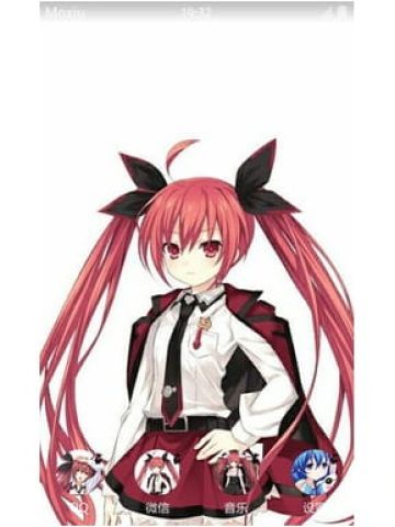 约会大作战 妹妹！五河琴里 安卓手机主题