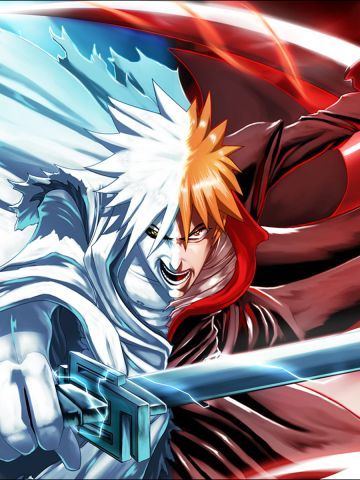 死神 黑崎一护&朽木露琪亚 高清电脑壁纸下载第二发