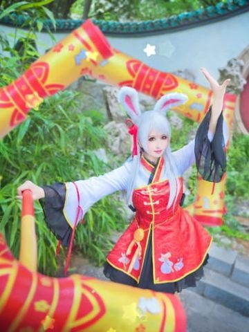 【授权】奇迹暖暖·月宫蟾兔COS