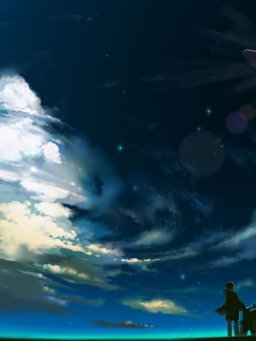 天空与云 美爆的天空插画壁纸 还不快戳进来