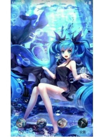 初音未来  深海少女 安卓手机主题下载