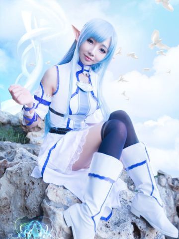 刀剑神域 水精灵 亚丝娜cos