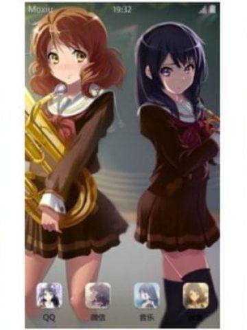 感觉变成百合番的吹响!上低音号 安卓主题
