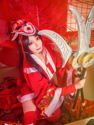 【授权】英雄联盟 鬼舞姬阿卡丽 COS