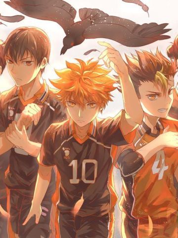 燃烧热血吧少年 排球少年同人桌面壁纸