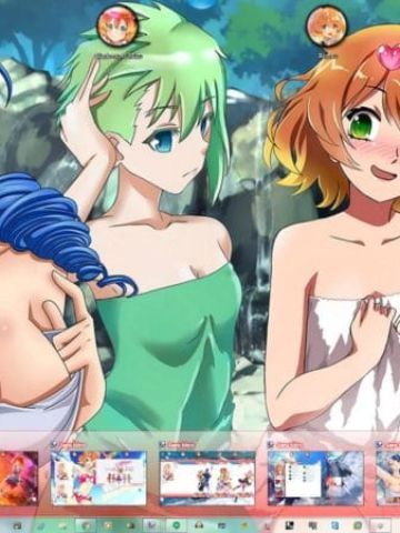 超越星系的热恋 超时空要塞Δ win7主题