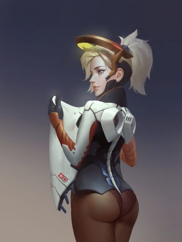 学医救不了中国人 守望先锋 天使 高清手机壁纸下载