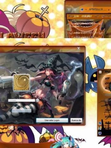 诱人的小恶魔 halooween 万圣节系列win7主题