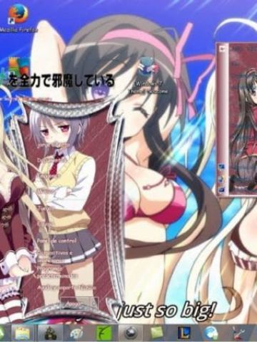 无法逃避的诅咒 我的脑内恋碍选项 win7主题