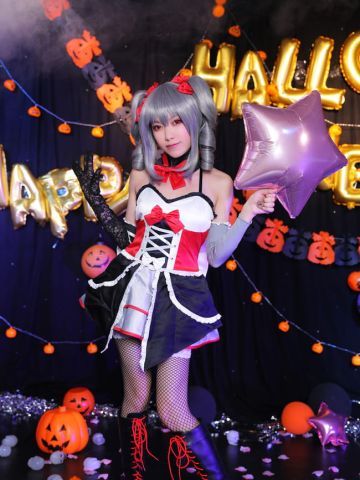偶像大师灰姑娘女孩 神崎兰子万圣节COS 万圣节快乐